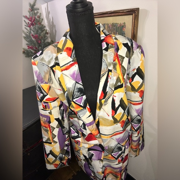 Vintage 80s blazer size medium - Picture 4 of 7